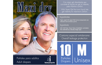 pañales MaxiDry